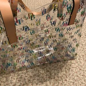 Clear medium D&B shopping bag
